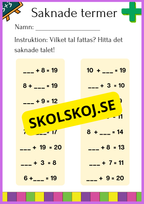 Saknade termer - Häfte