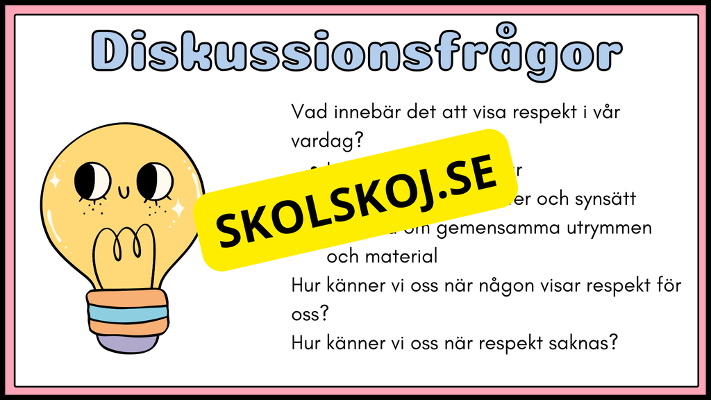 Klassrumsregler - Häfte