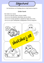 Sagostund - Tema djur - Häfte