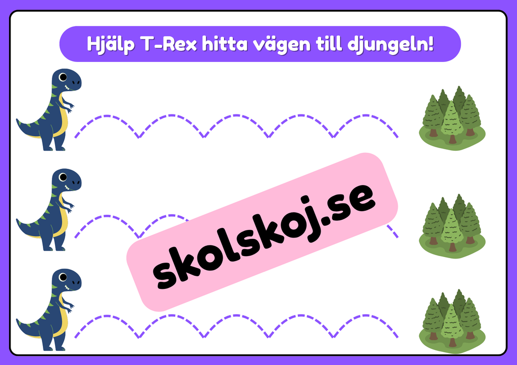 Rolig skrivträning - Förskola - Årskurs 1