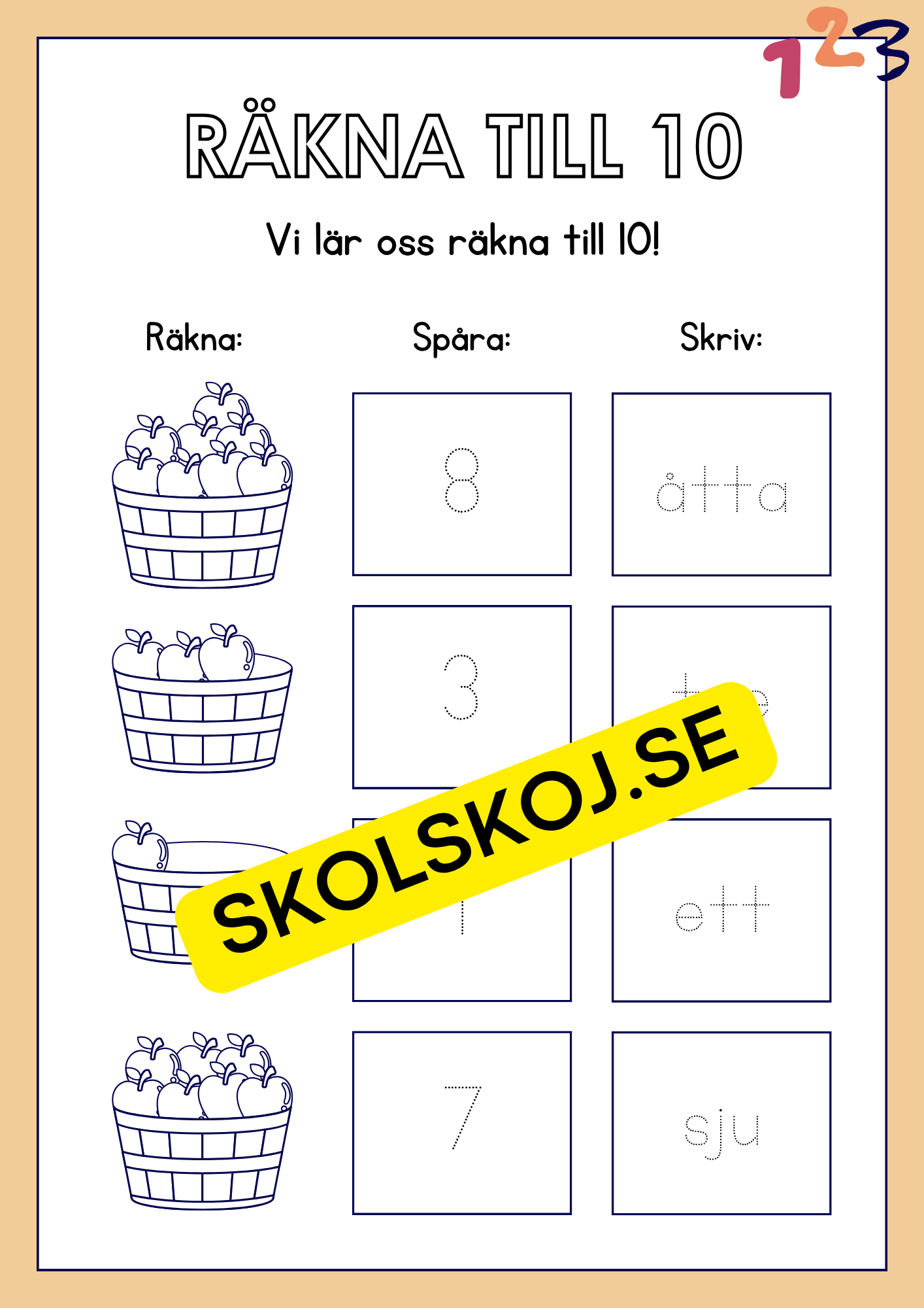 Räkna till 10