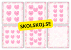 Alla hjärtans dag - Sifferkort