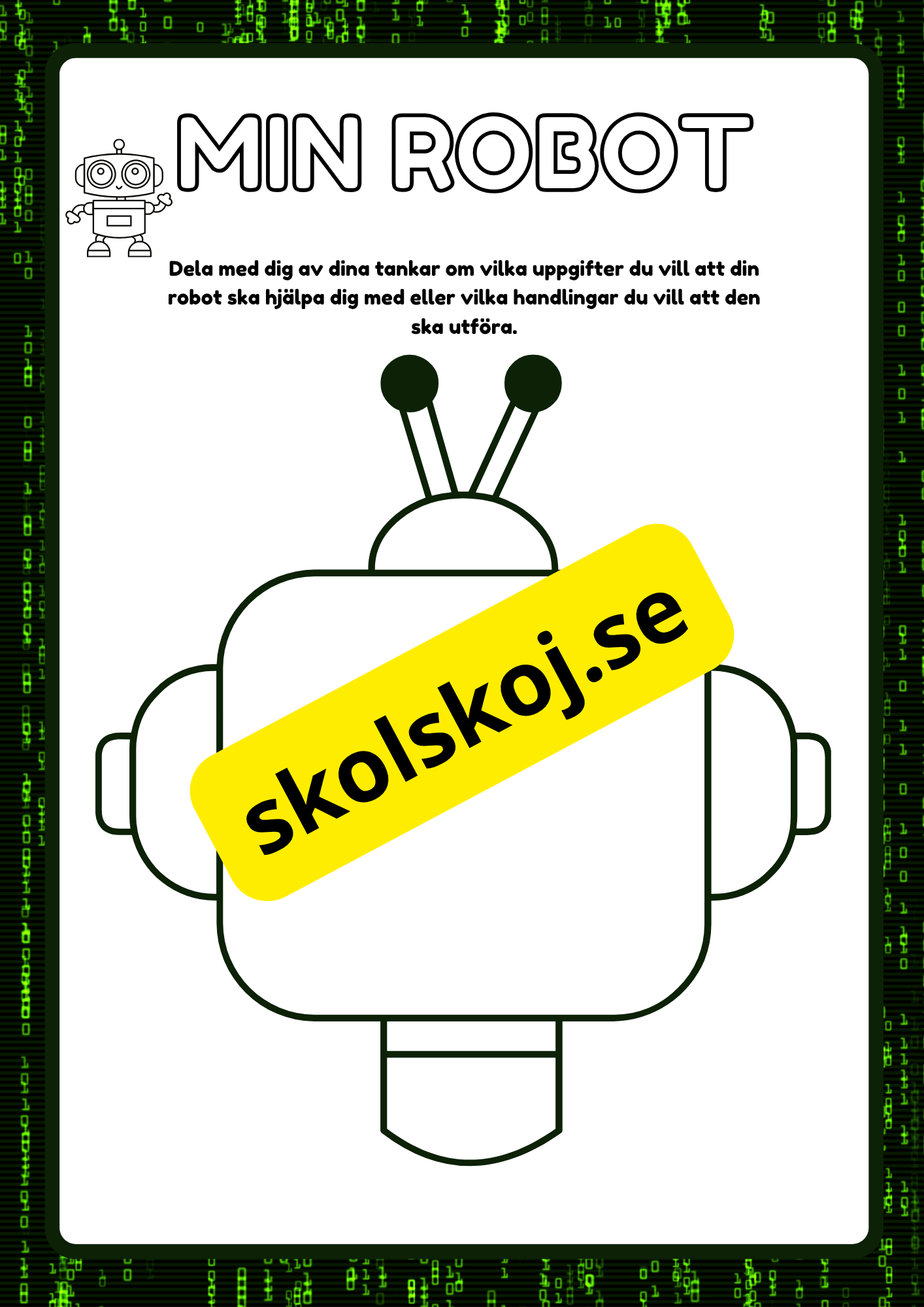Robot - Aktivitetsbok