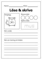 Läsa och skriva - Häfte