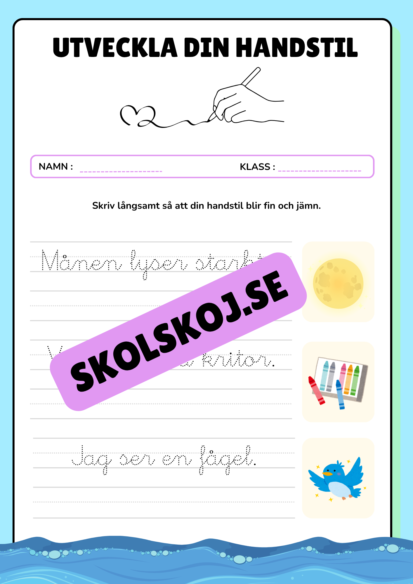 Utveckla din handstil