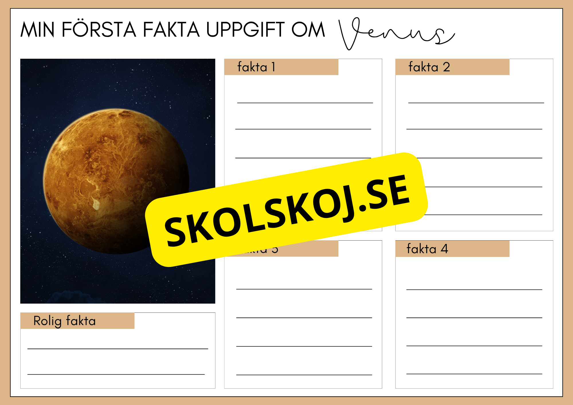 Upptäck solsystemet och skapa din egen planet