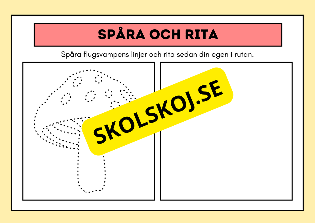 Spåra och rita - Häfte