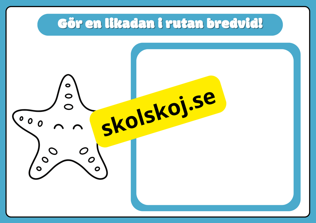 Rolig skrivträning - Förskola - Åk 2 - finmotorik