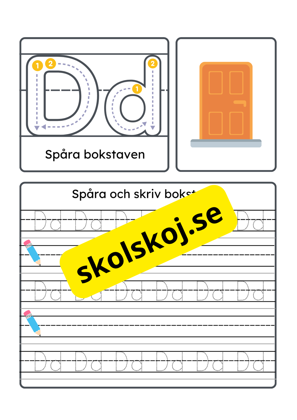 Vi lär oss alfabetet - Hela alfabetet