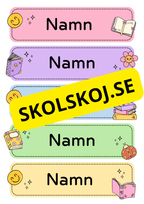 Redigerbara namnskyltar - Powerpoint format
