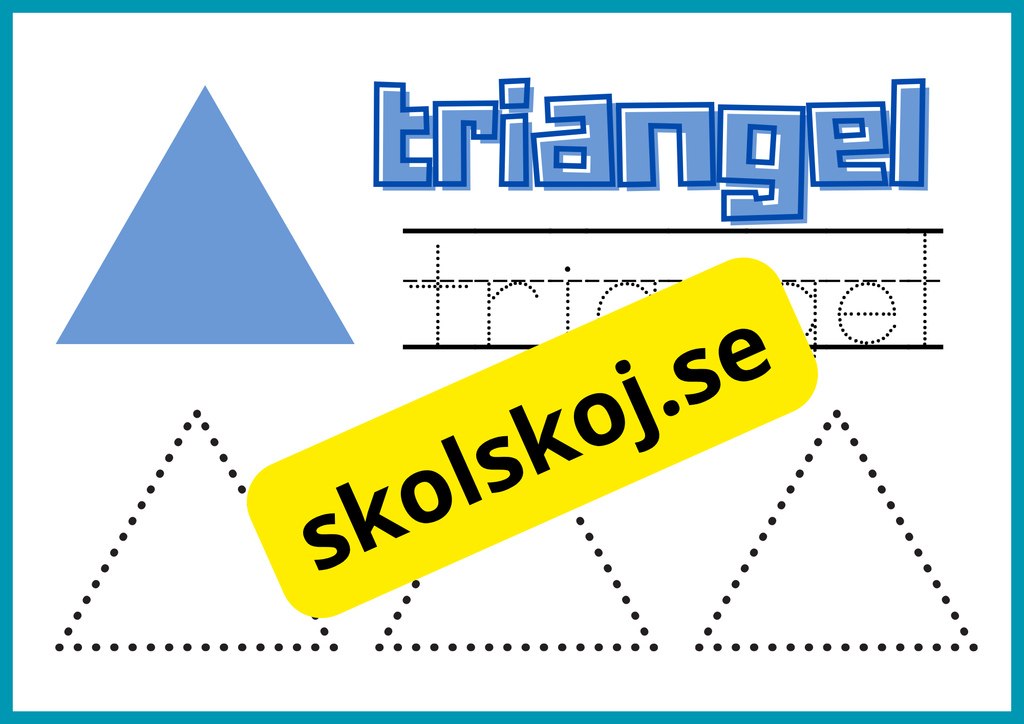 Vi spårar former - Häfte