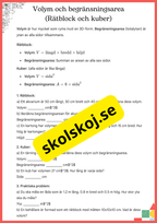 Geometrikollen - Årskurs 7 - 9