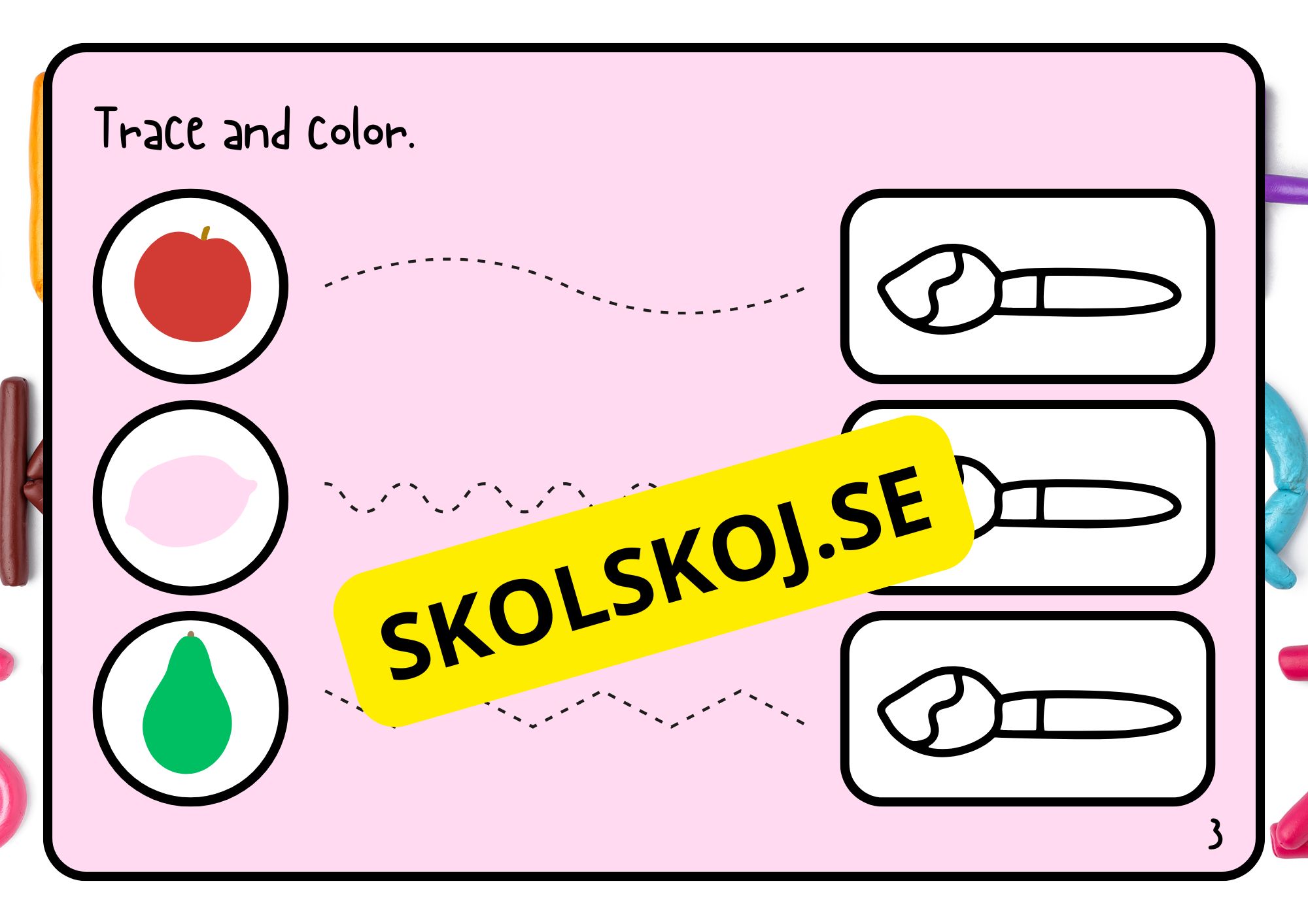 Learn the colors - Activity book