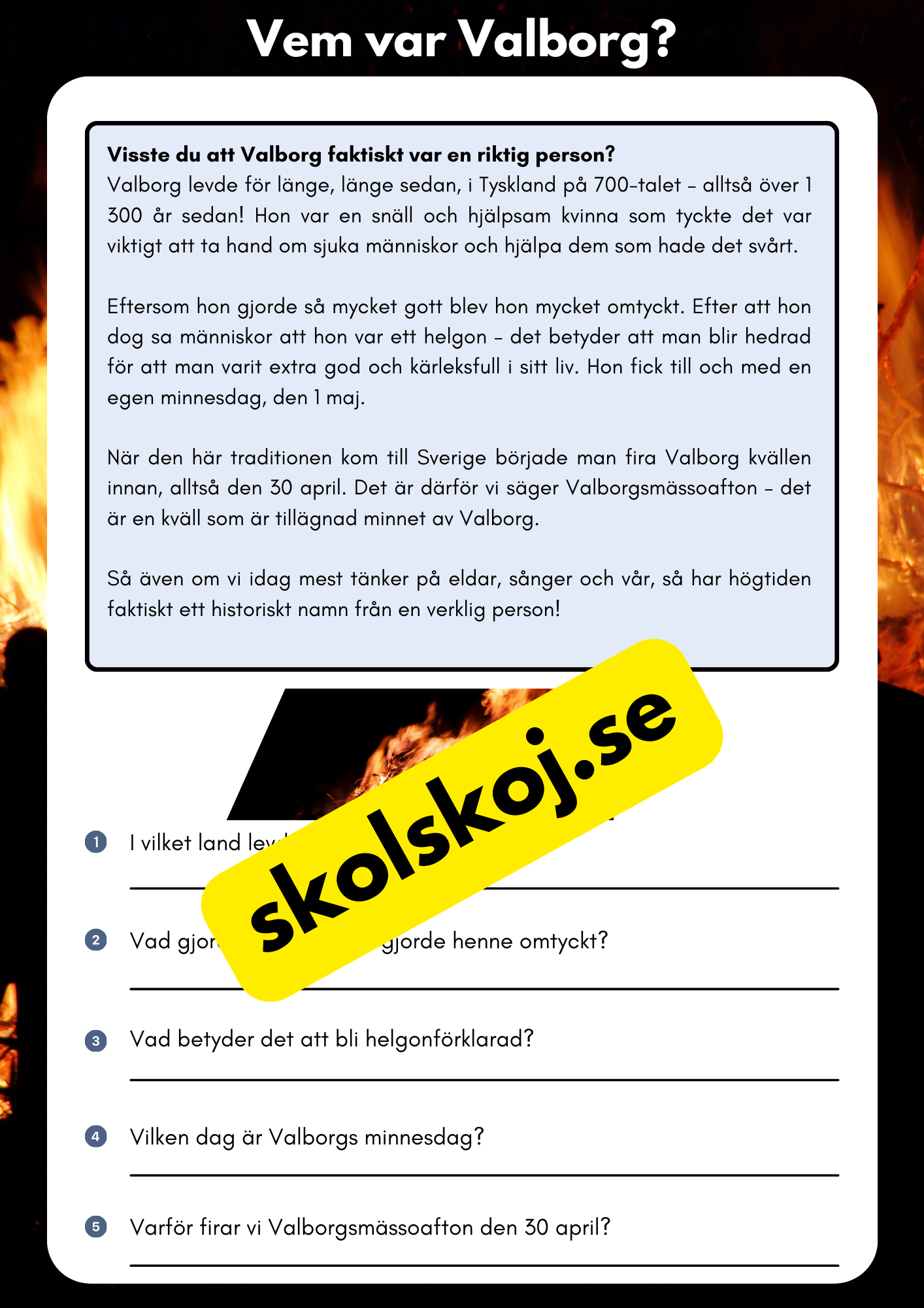Valborg – Vi välkomnar våren!
