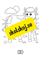 Färgläggningsbok - Djur (25 sidor)