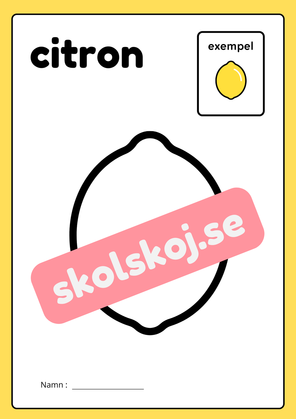 Fruktigt färgäventyr
