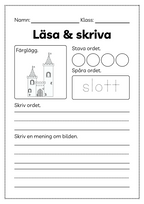 Läsa och skriva - Häfte