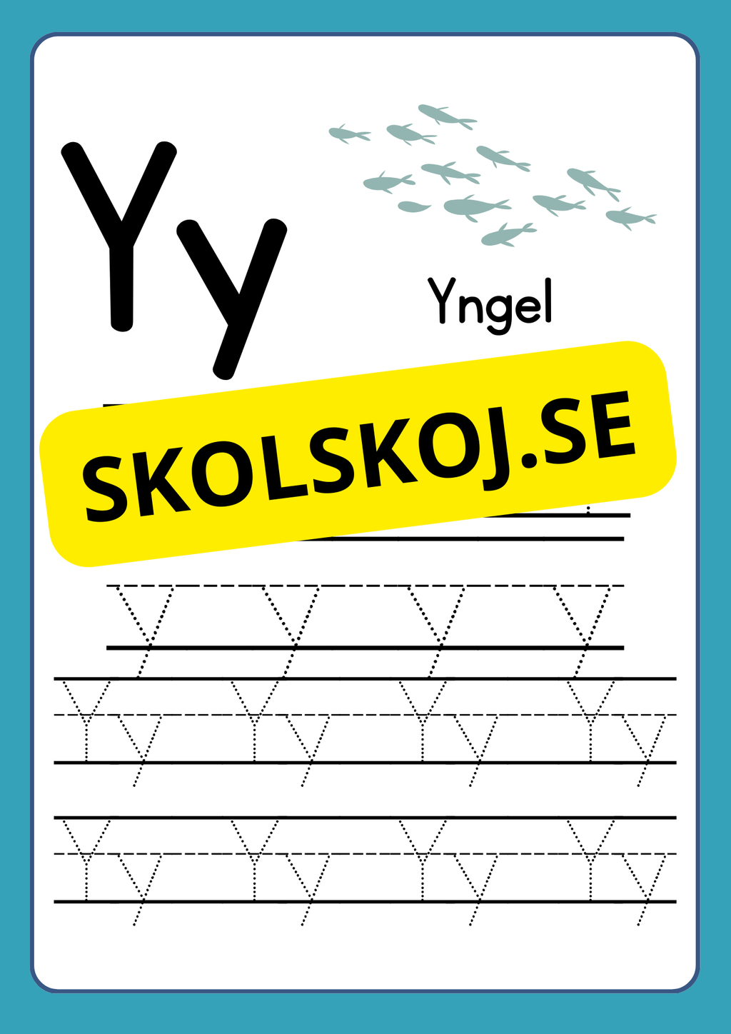 Träna finmotoriken - Lär dig alfabetet