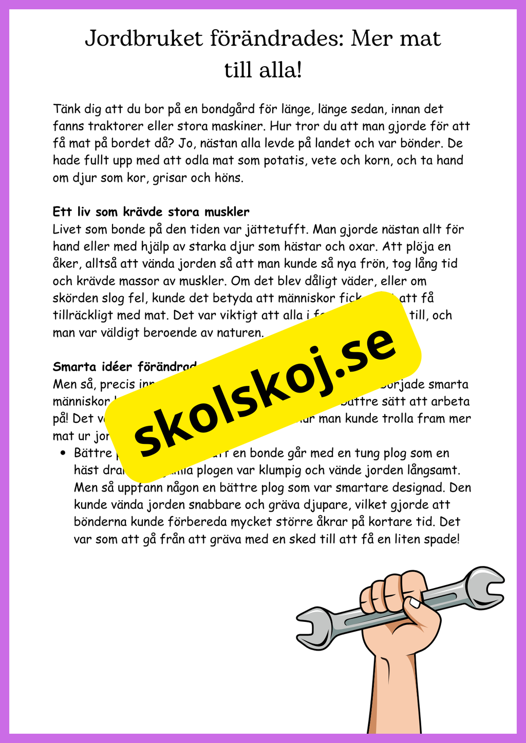 Industriella revolutionen - Hur världen formades - Åk 7 - 9