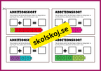Additionskort - Enkel addition