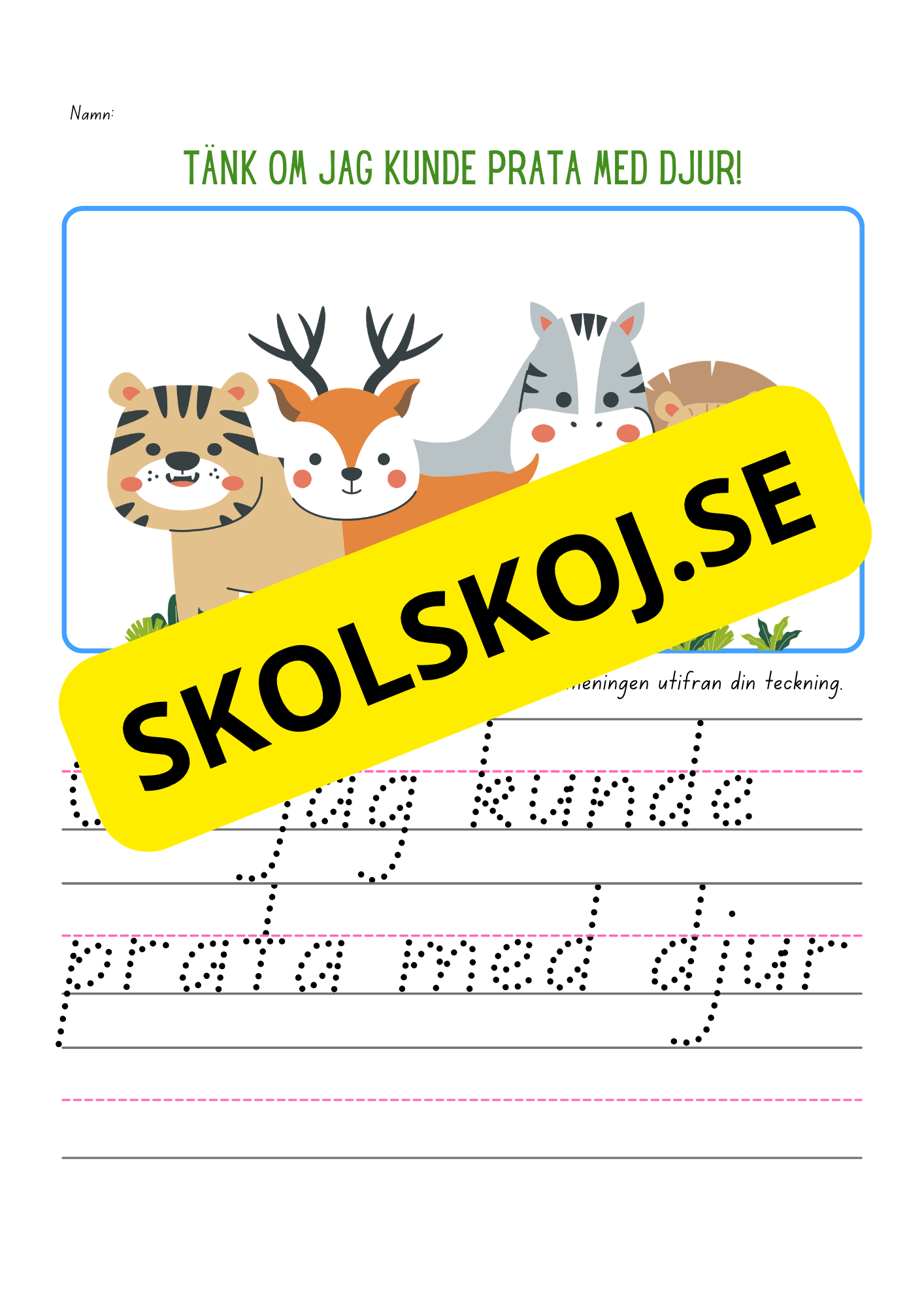 Kreativt skrivande och fantasiövningar för barn