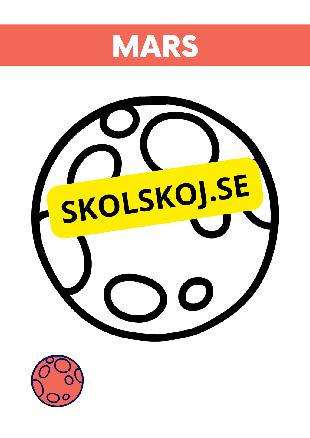 Solsystemet - Akvarellmålning