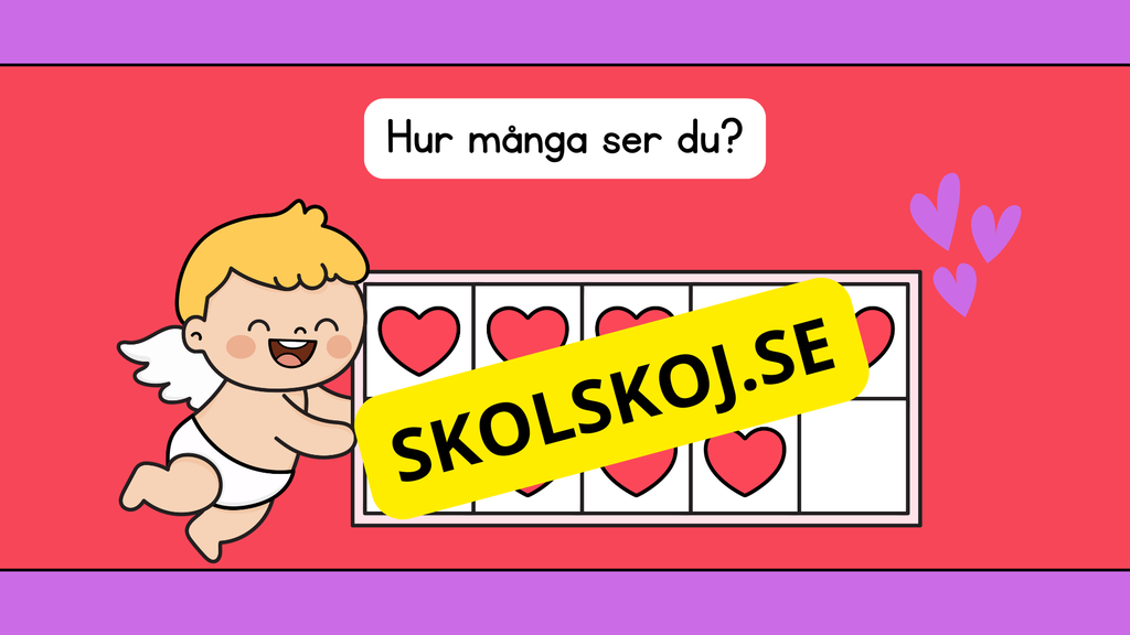 Jag lär mig räkna - Alla hjärtans dag