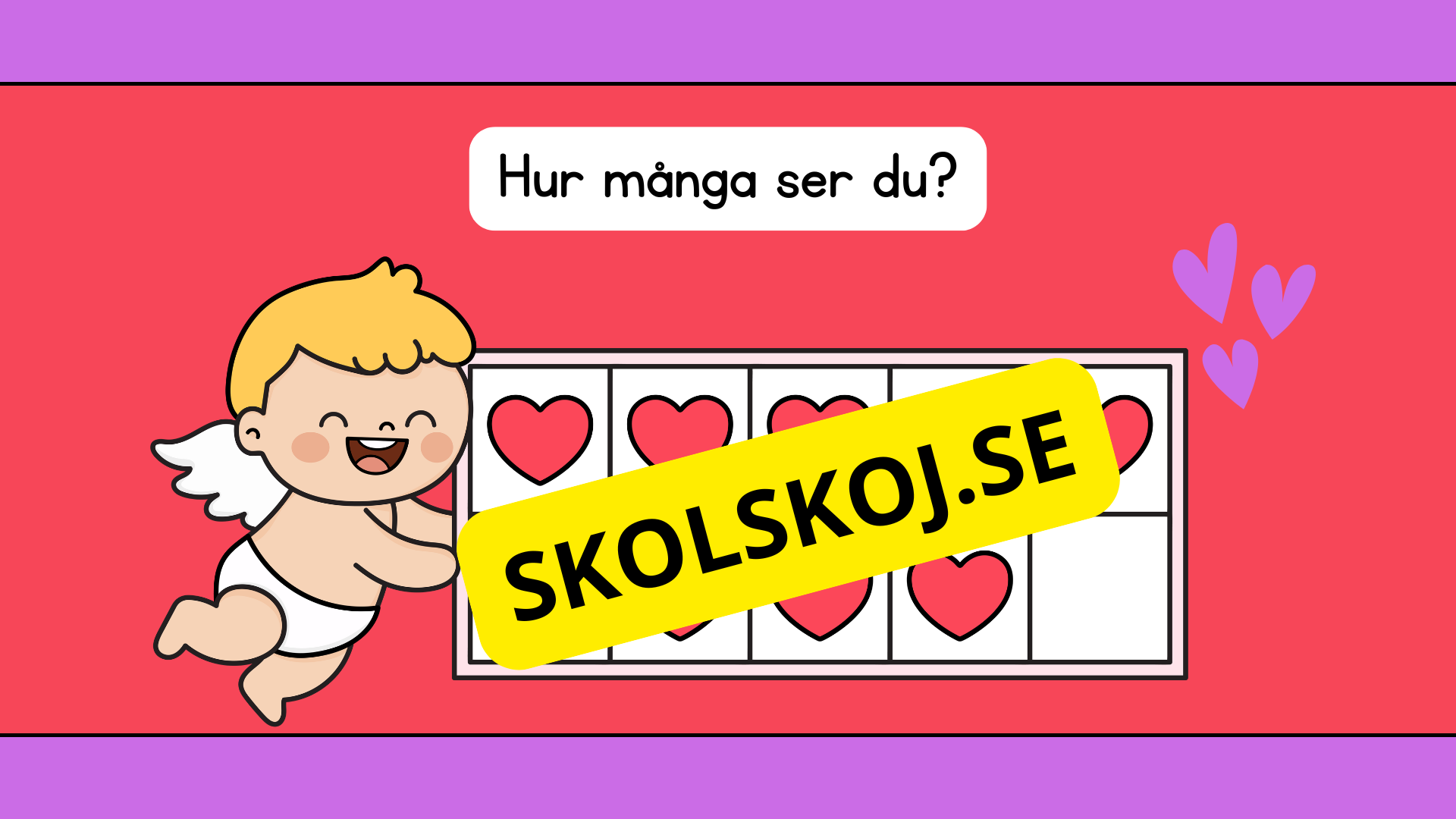 Jag lär mig räkna - Alla hjärtans dag