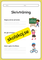 Häfte - Skrivträning