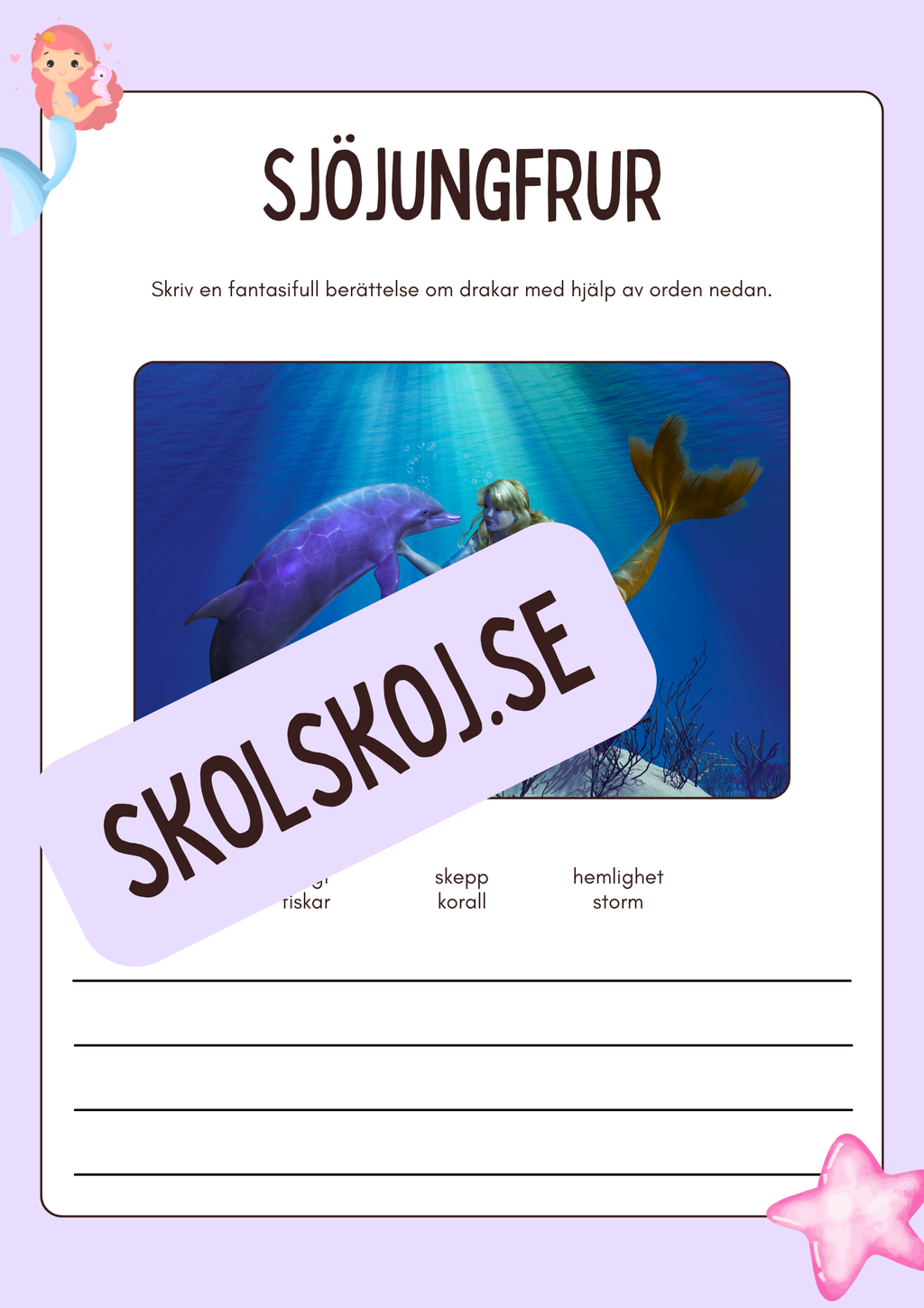 Sjöjungfrur – Rolig och spännande fakta om sjöjungfrur