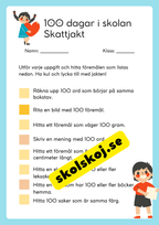 100 dagar i skolan + Medalj