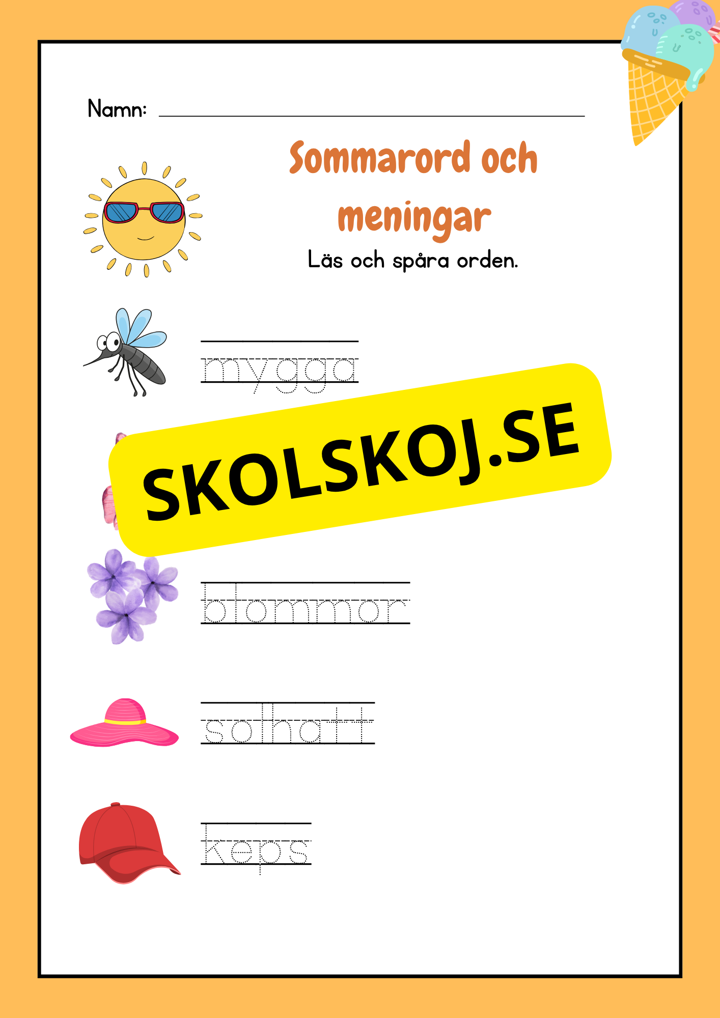 Sommarord och meningar