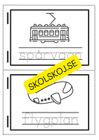 Min skrivbok - Tema fordon