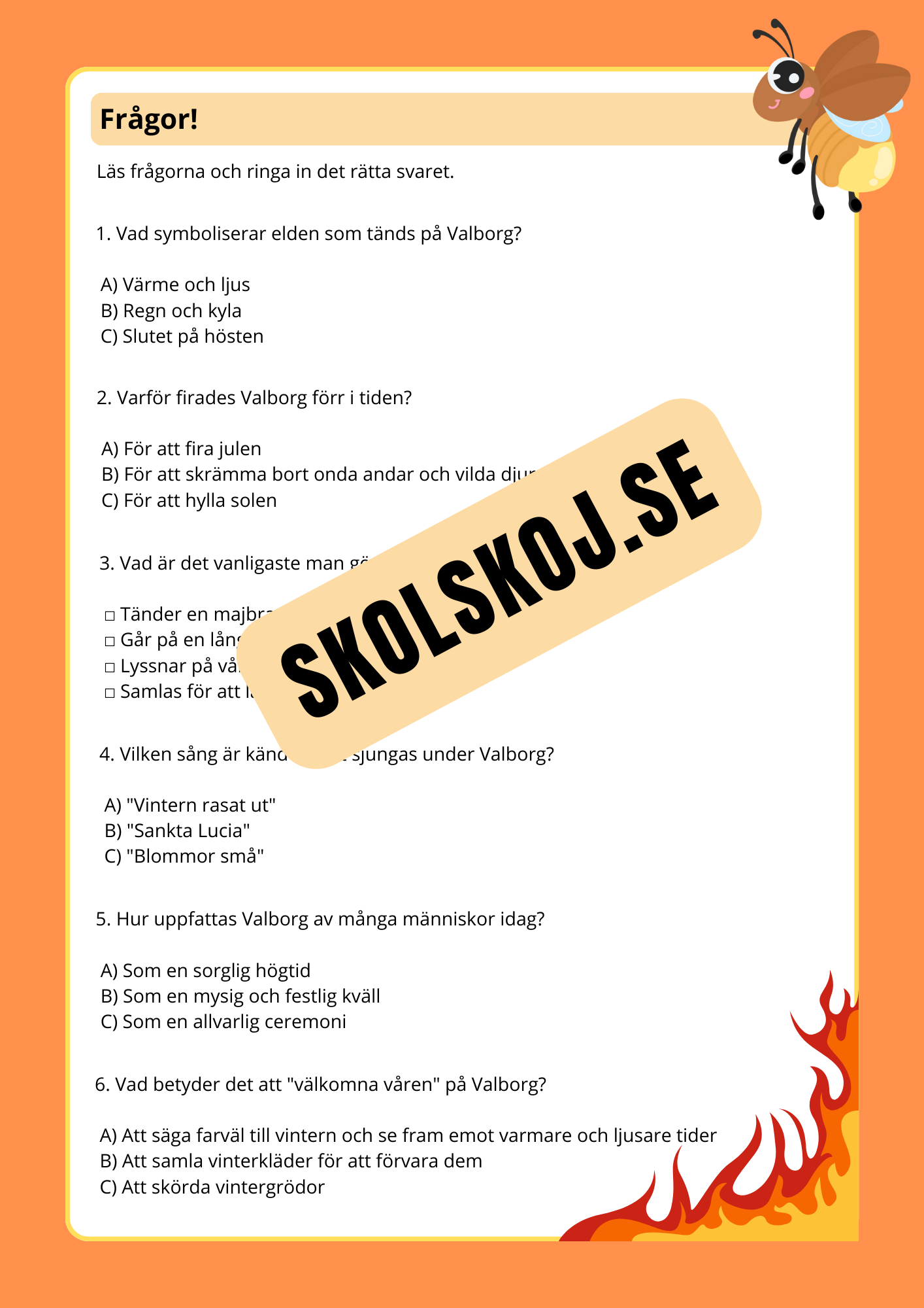 Valborg en vårtradition i Sverige