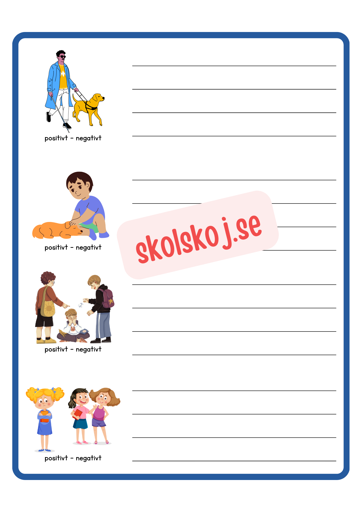 Bra eller dåligt beteende?