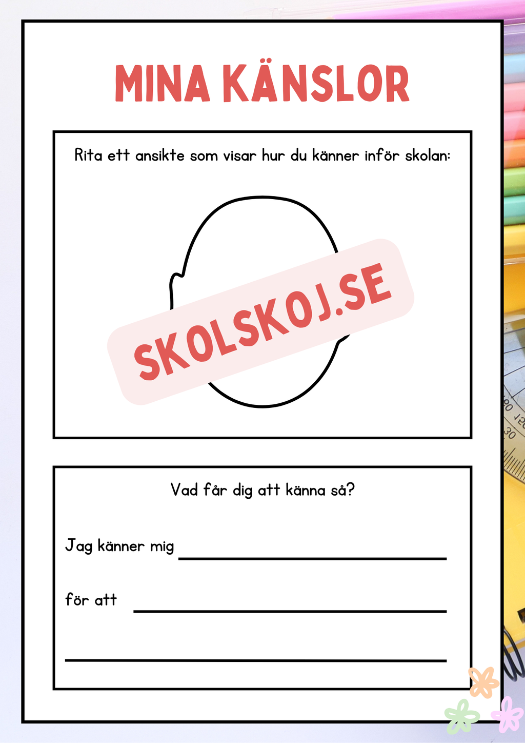 Tillbaka till skolan - Roliga läraktiviteter