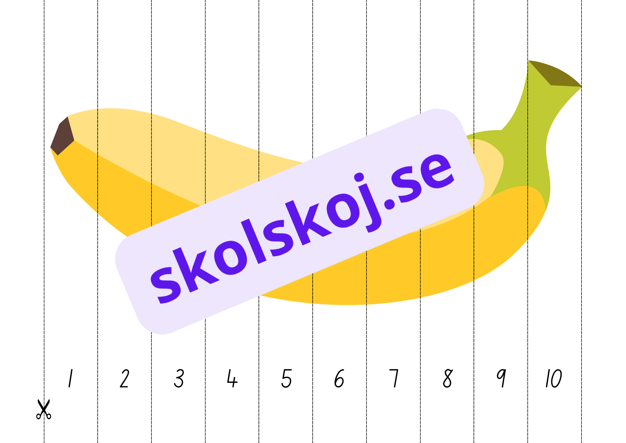 Sifferpussel - Lär dig 1 till 10 på ett roligt sätt
