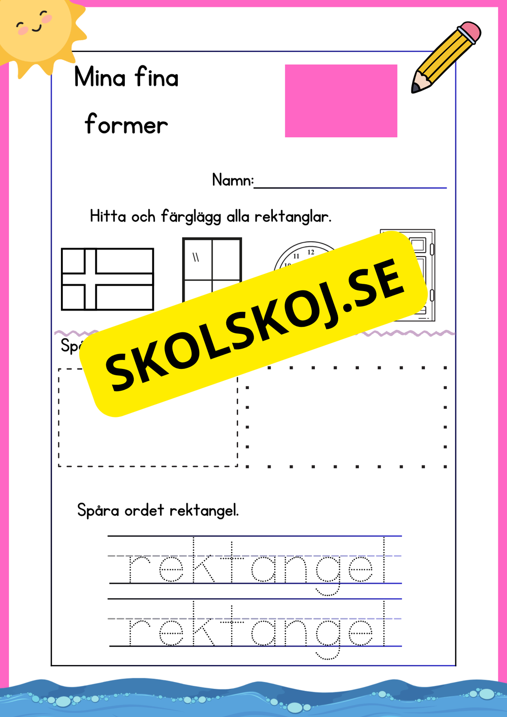 Mina fina former - Fk - Åk 3