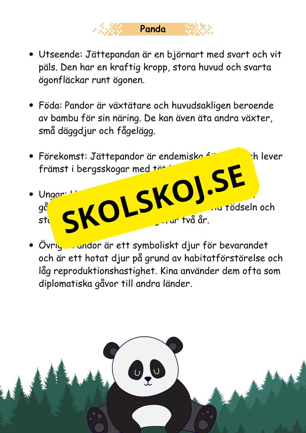 Faktatexter om 17 vilda djur + vikböcker (34 sidor)