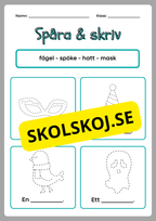 Spåra och skriv - Häfte