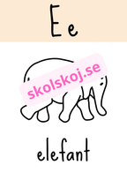 Väggalfabet - Hela alfabetet