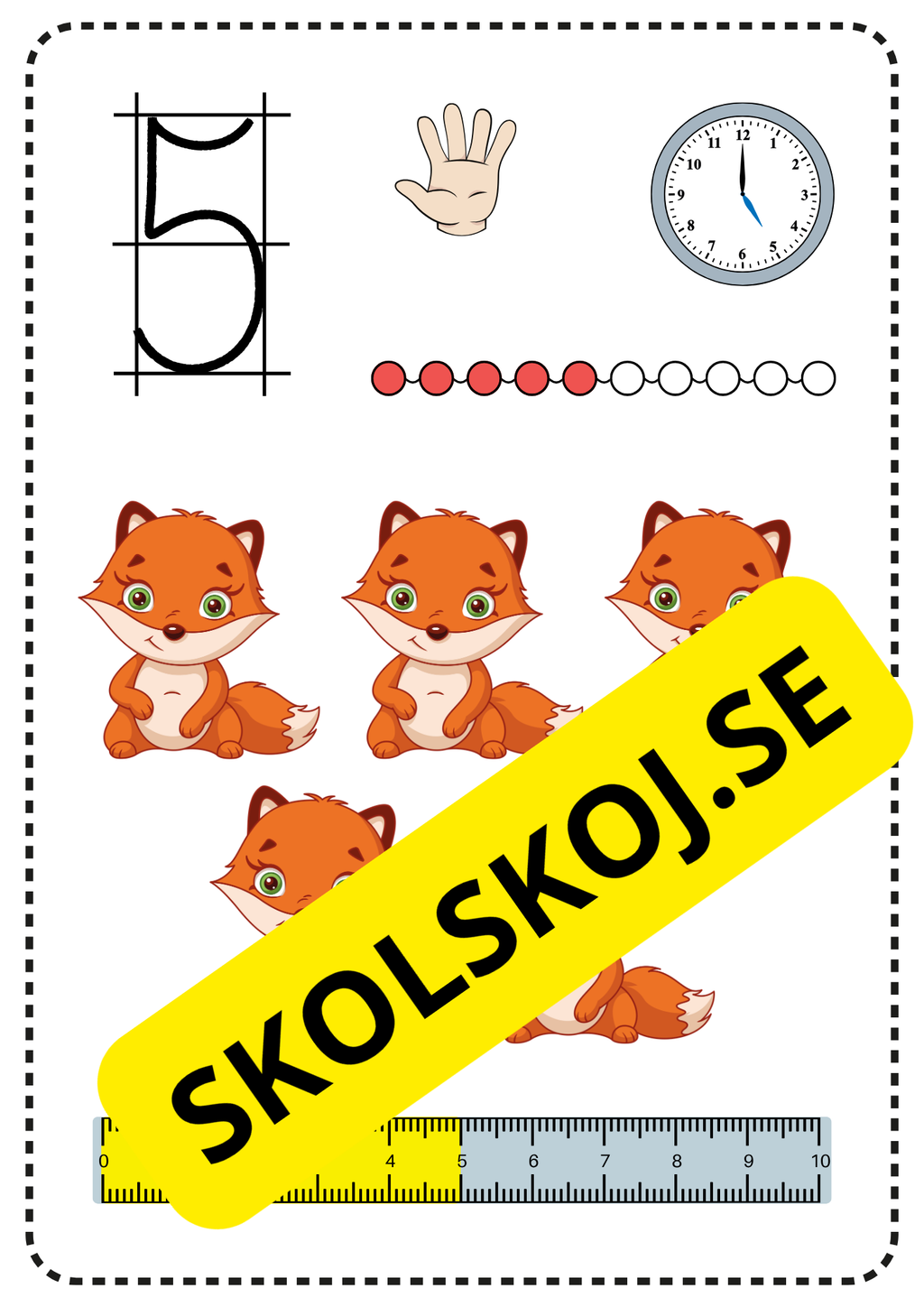 Sifferplanscher 1–10