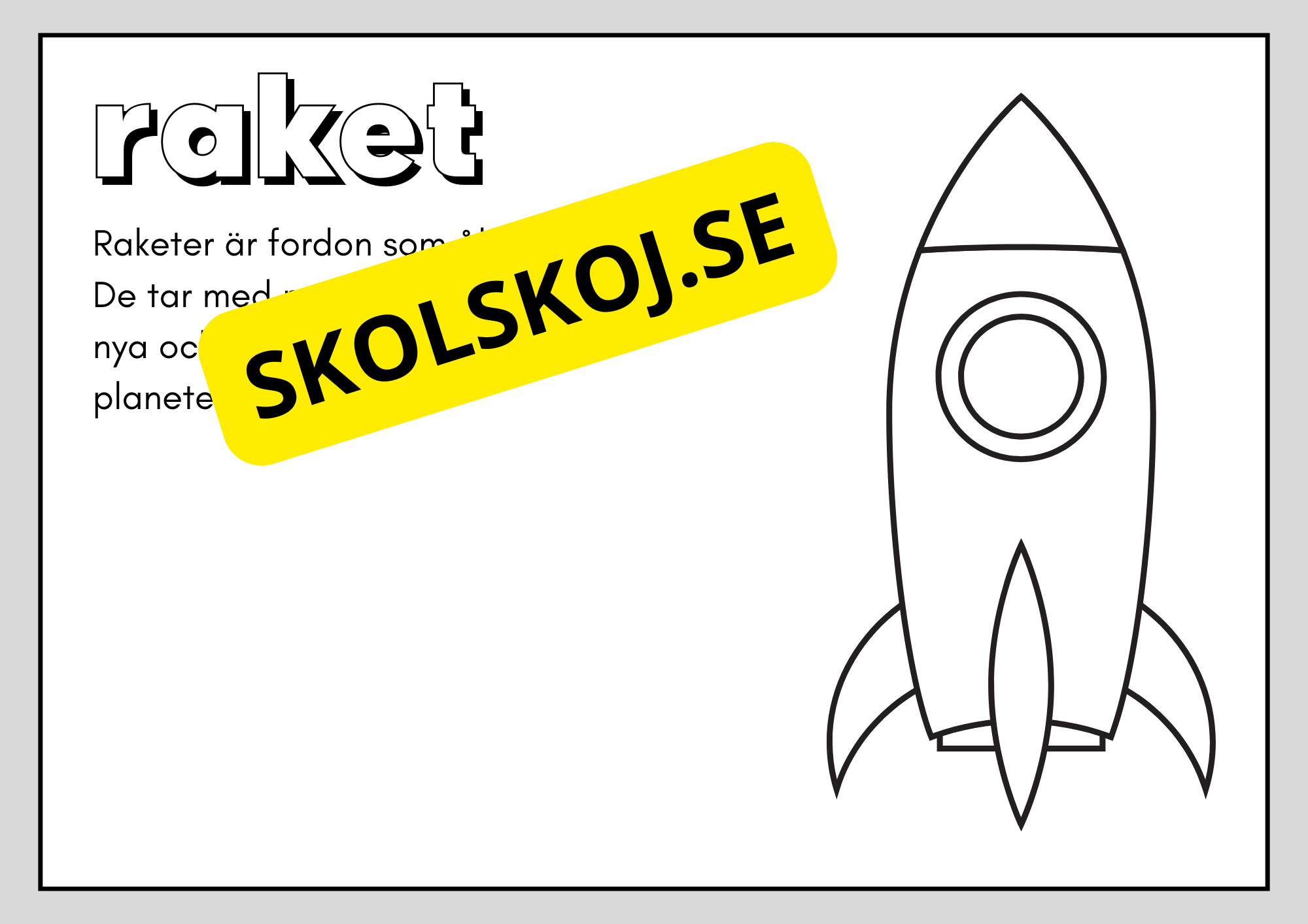 Fordon - Målarbok och fakta