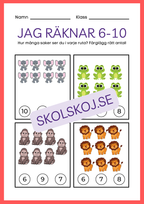 Jag räknar 6 - 10 - Häfte