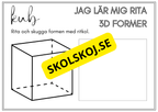 Jag lär mig rita 3D former