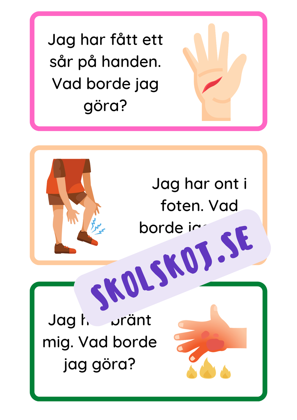 Ge hälsotips – Pratkort (15 kort)