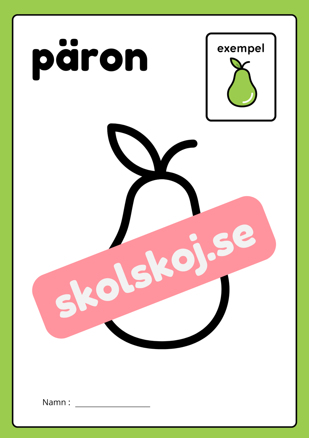 Fruktigt färgäventyr