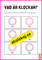 Vad är klockan? Kan du klockan?