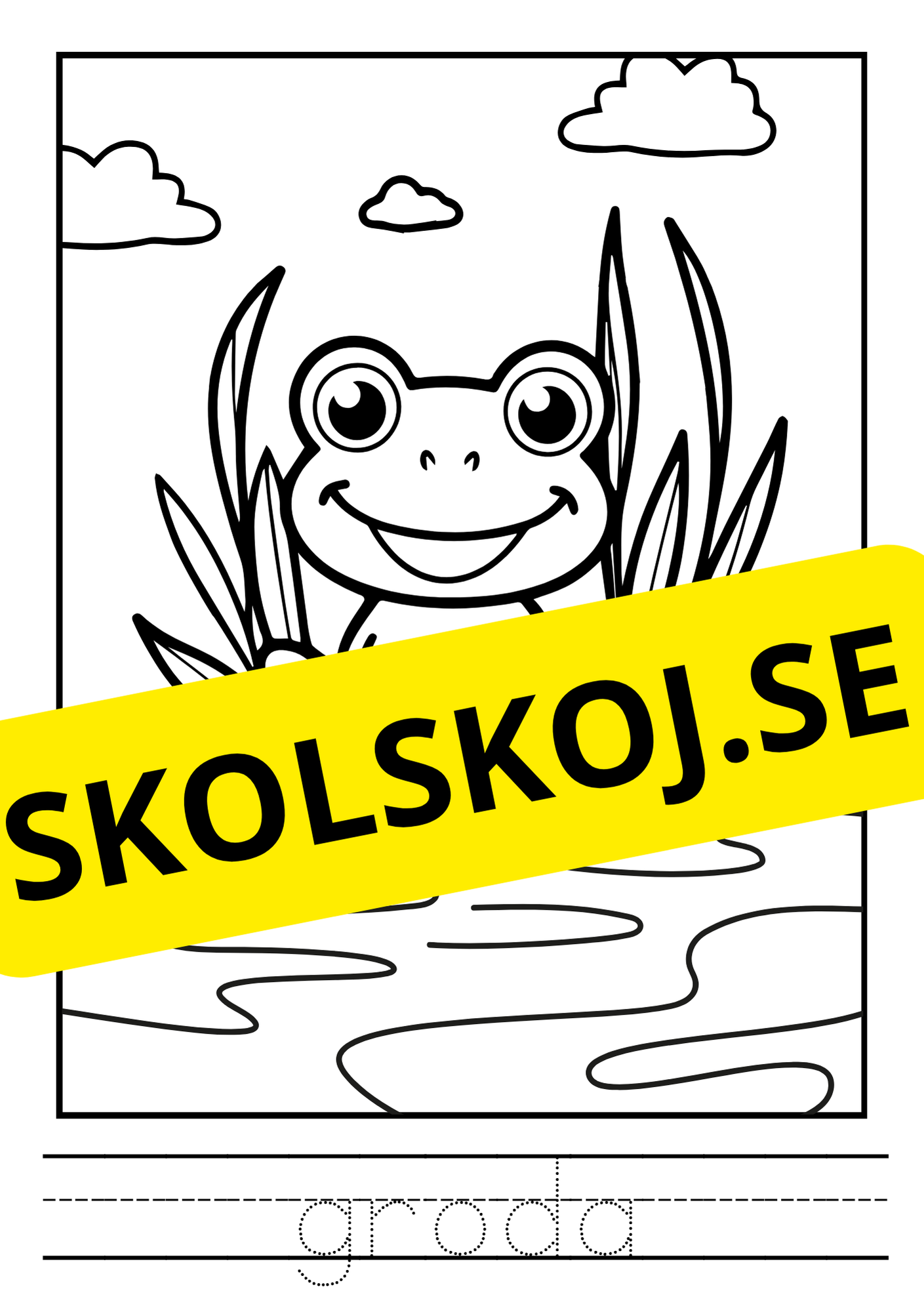 Bondgårdsdjur - Målarbok