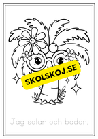 Sommar - Målarbok